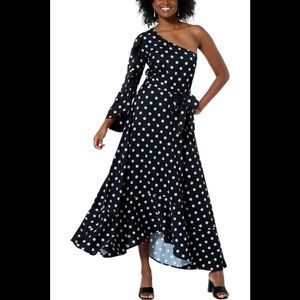 C Wonder by Christian Siriano One-Shoulder Dress Black - Regular